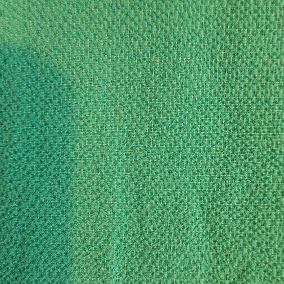 Frilly Short Sleeved Blouse-Teal - Picture 4 of 5